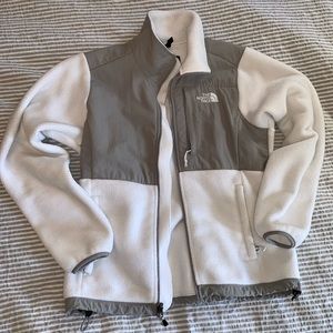 White North face fleece